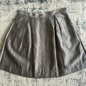 3.1 Philip Lim gray silk and cotton taffeta skirt with pockets. Size 6
